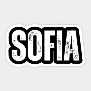 Sofia Name Gift Birthday Holiday Anniversary Sticker